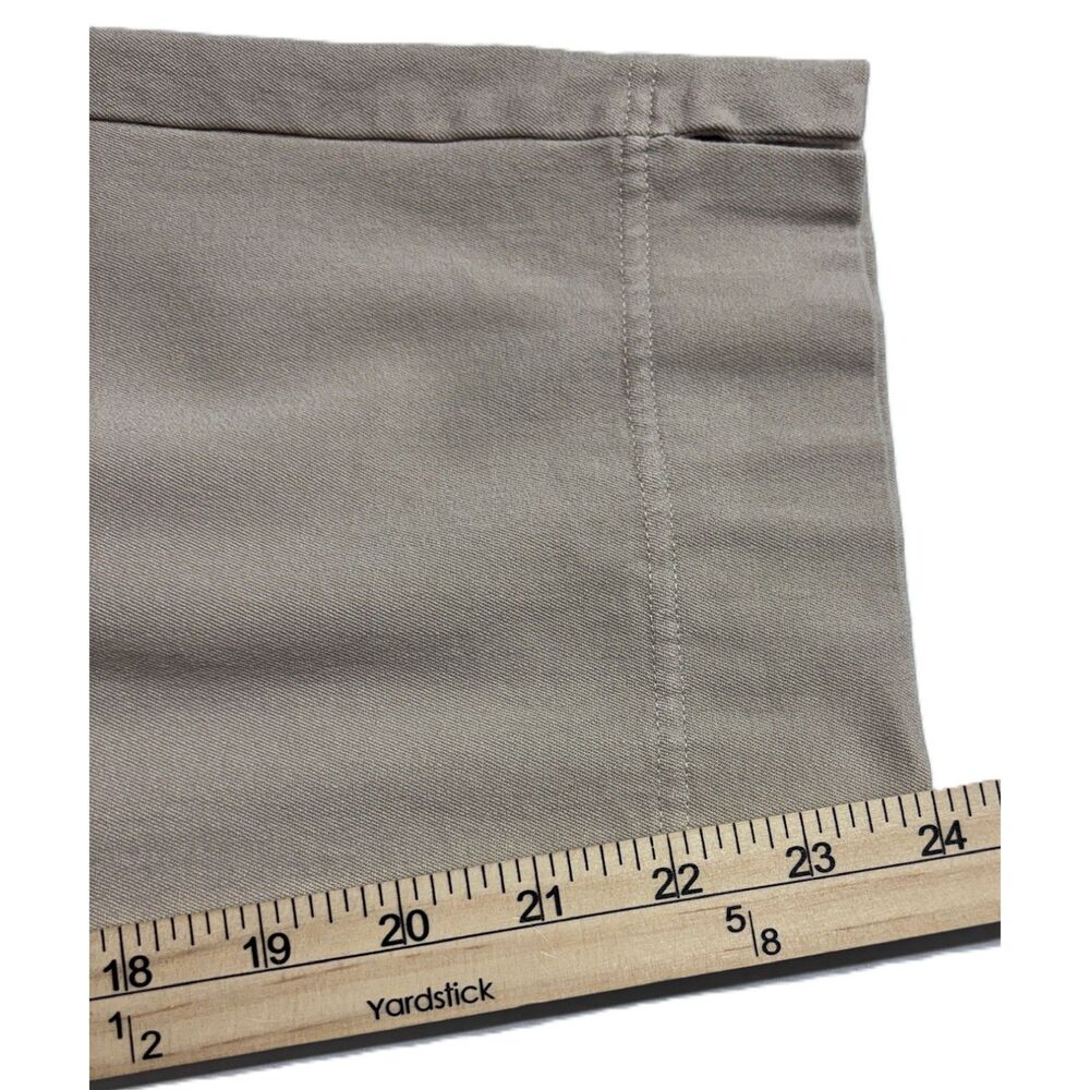 Chicos Pants 3 ( XL 16) Tan Beige Ankle Slim Leg Pull On Zipper Side Casual - Picture 9 of 9